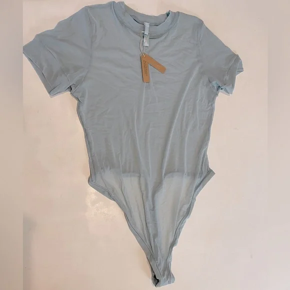 NWT SKIMS Sky Summer Mesh Tee Bodysuit Size 4X - Picture 2 of 4